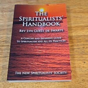 The Spiritualists' Handbook by Rev Lyn Guest de Swarte - Red Sunset Cover